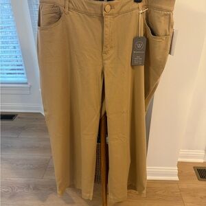 NWT - 18W- Wit & Wisdom Twill Pants